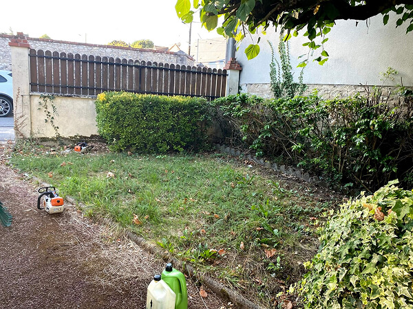 Nettoyage et débroussaillage avant intervention